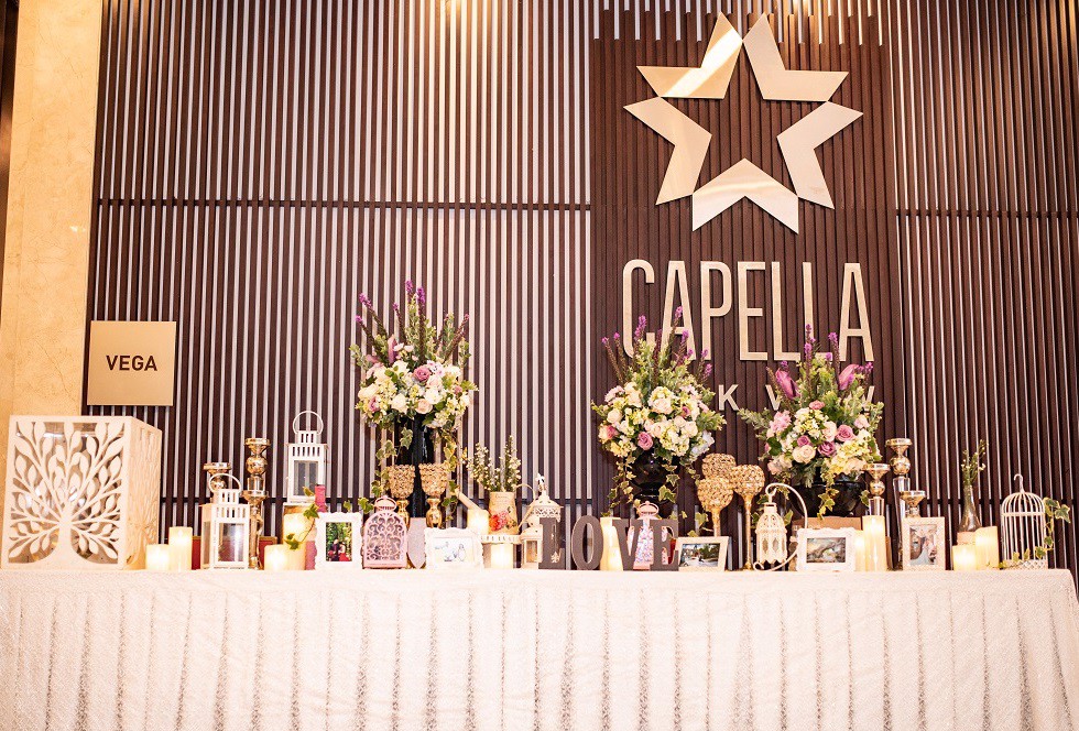 Trang trí tiệc cưới tại Capella Park View