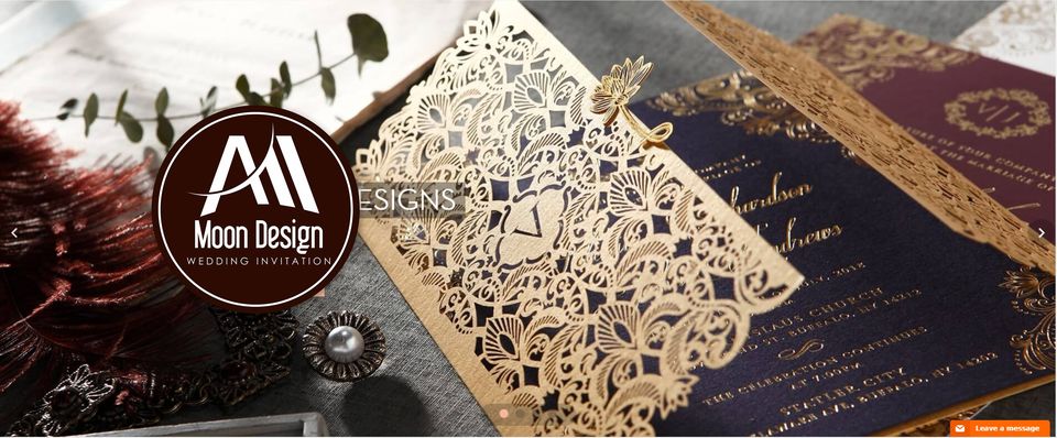 Thiệp cưới Moon Design