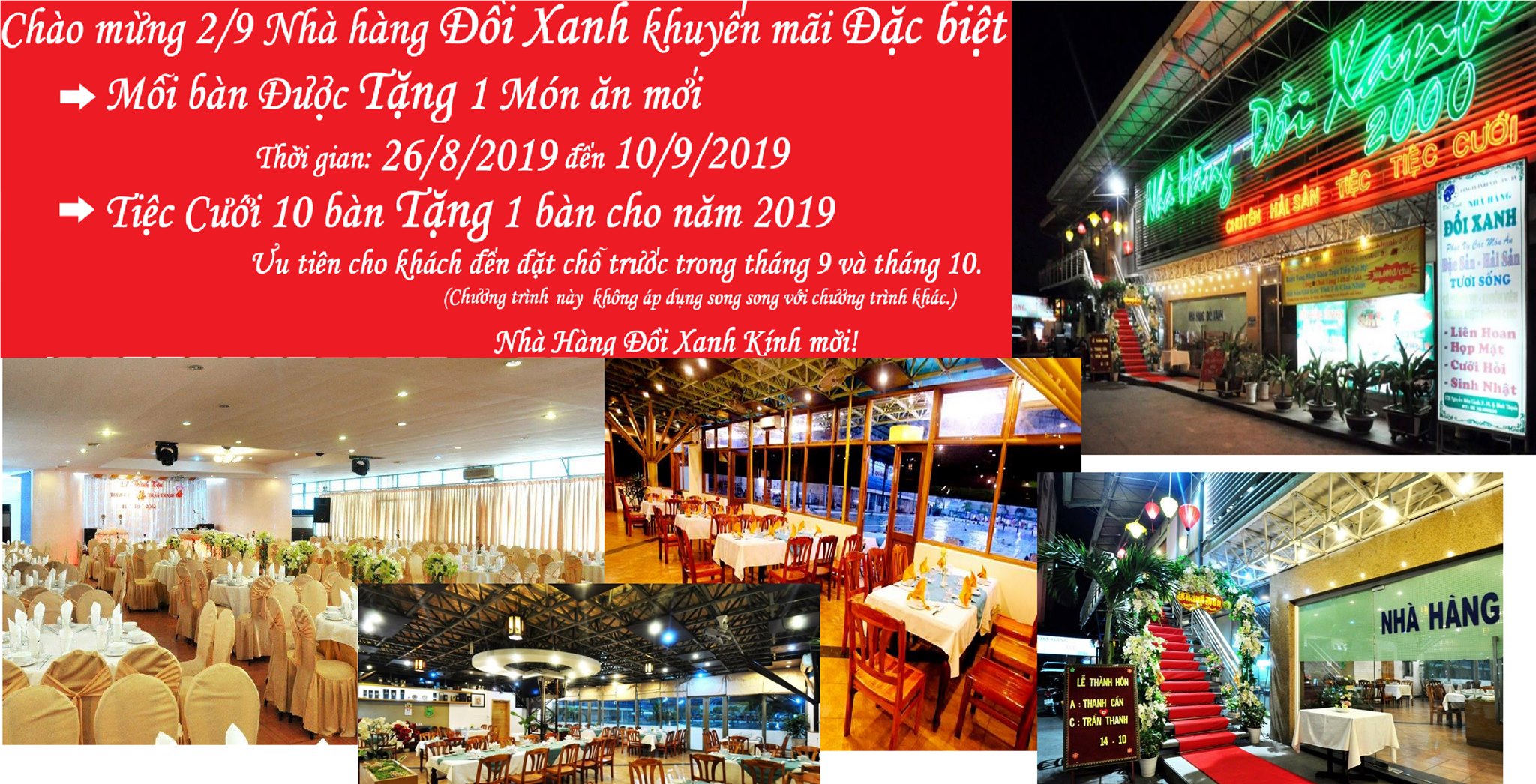 Nhà Hàng Tiệc Cưới Đồi Xanh