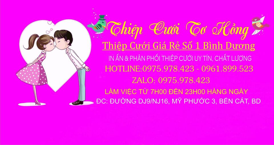 Thiệp cưới tơ hồng